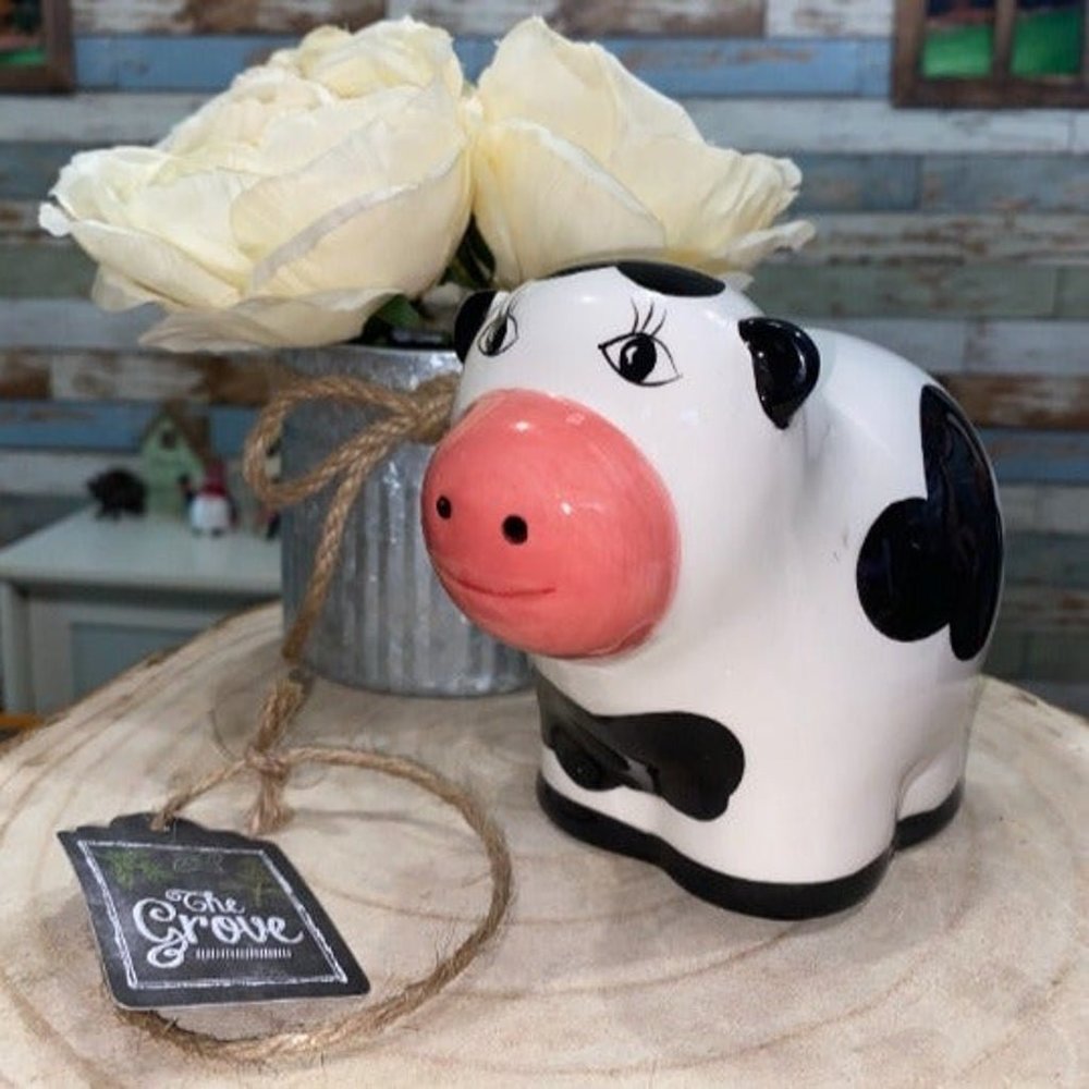 Spotted Cow Soap or Sponge Holder Home Décor Farmhouse Barnyard